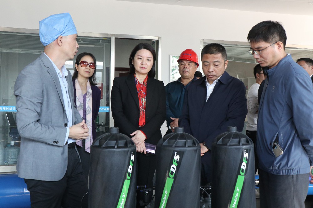 省商務廳帶隊來園調研，多靈又添新動能！